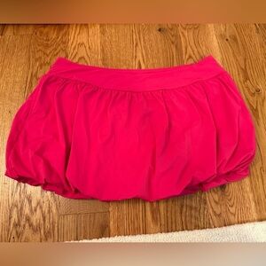 SPANX Flamingo Hot Pink Bubble Swim Skirt Cover Up - Large